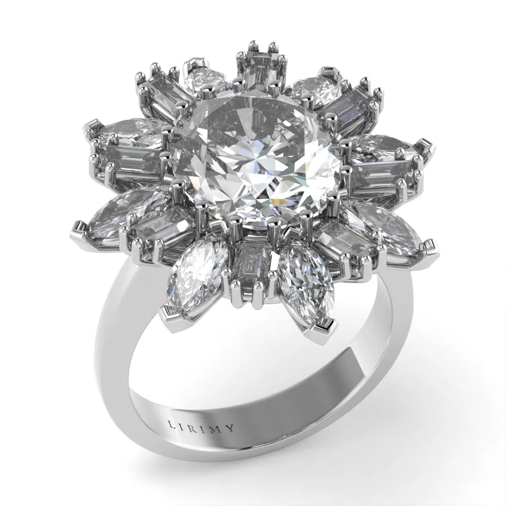 Anello Fiocco Di Neve